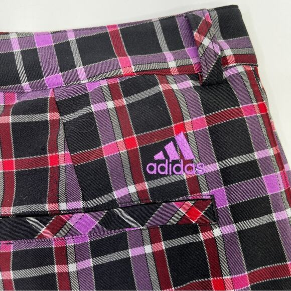 Adidas black plaid golf shorts - 32 - Picture 7 of 10